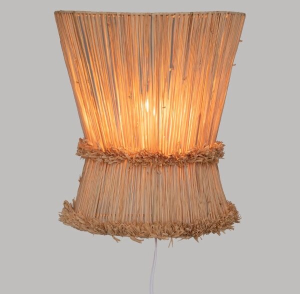 Atmosphera - Applique LOA 1xE27/40W/230V bastone di rafia