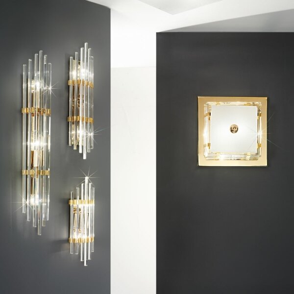 Kolarz 0342.62M.3 - Applique ONTARIO 2xE14/40W/230V 41 cm 24K oro