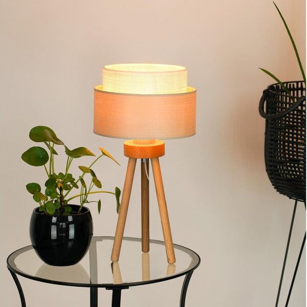 Brilagi - Lampada da tavolo ARIZONA BOHO 1xE27/15W/230V beige