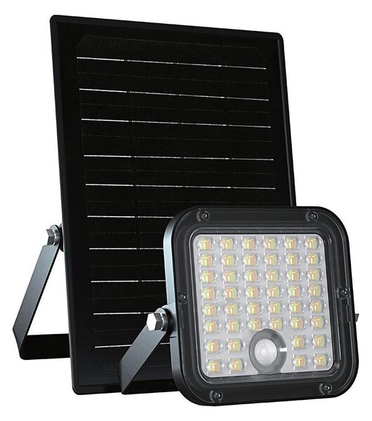 Faretto solare LED dimmerabile 10W 3,7V 4000/6000K IP65 con sensore + DO