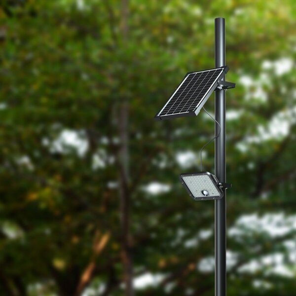 Faretto solare LED dimmerabile 10W 3,7V 4000/6000K IP65 con sensore + DO