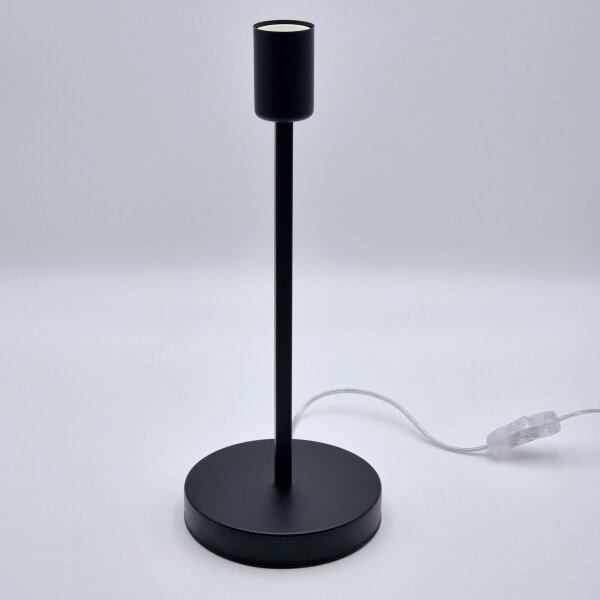 Lampada da tavolo ASTRID 1xE27/60W/230V nero lucido