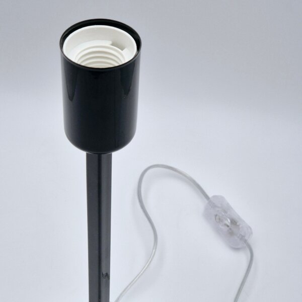 Lampada da tavolo ASTRID 1xE27/60W/230V nero lucido