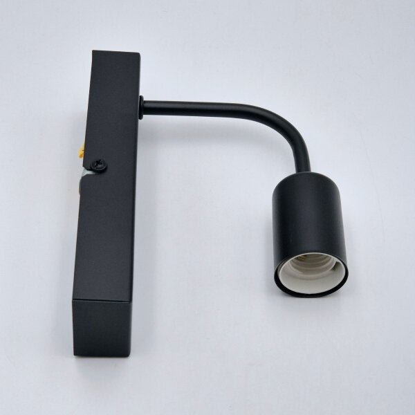 Applique ASTRID 1xE27/60W/230V opaco nero