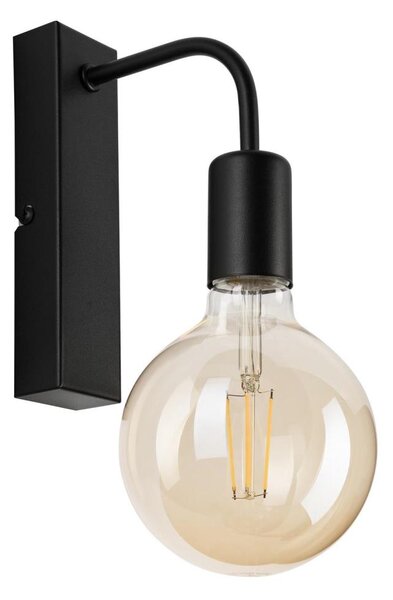Applique ASTRID 1xE27/60W/230V opaco nero