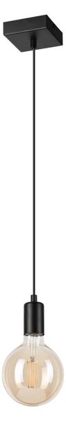 Lampadario a sospensione con filo ASTRID 1xE27/60W/230V opaco nero