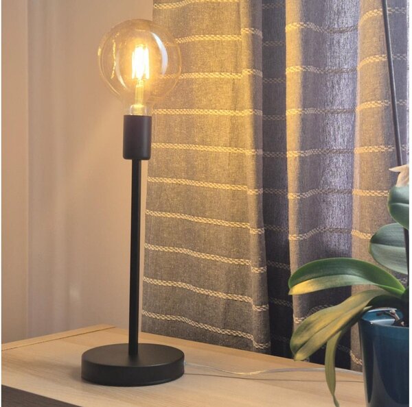 Lampada da tavolo ASTRID 1xE27/60W/230V opaco nero