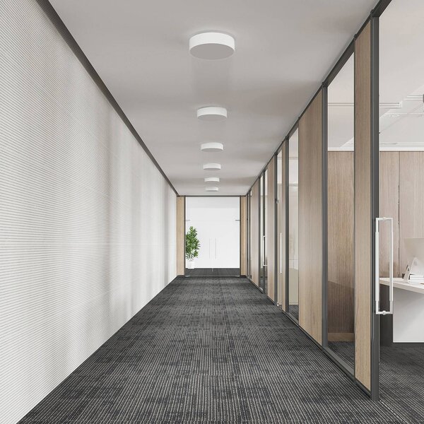 Plafoniera a LED Vanida Arcchio, dimmerabile, Bianco / Opale, Cucina, Alluminio, Moderno, Plafoniera LED