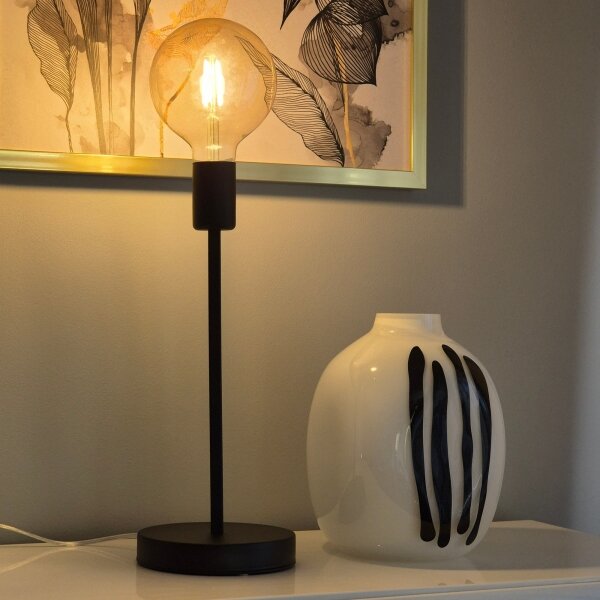 Lampada da tavolo ASTRID 1xE27/60W/230V opaco nero