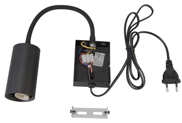 Brilagi - Lampada flessibile da muro SELE 1xGU10/30W/230V nero