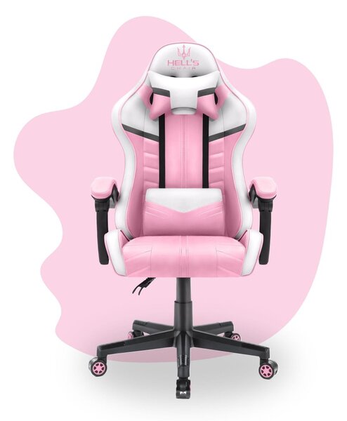 Sedia da gioco per bambini HC - 1004 bianco e rosa