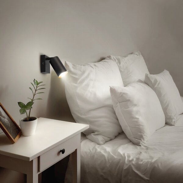 Brilagi -LED dimmerabile faretto da parete SELE 1xGU10/4,8W/230V nero/oro