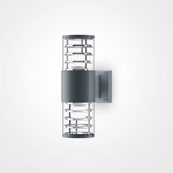 Maytoni O576WL-02GR - Applique da esterno BRONX 2xE27/60W/230V IP54 antracite