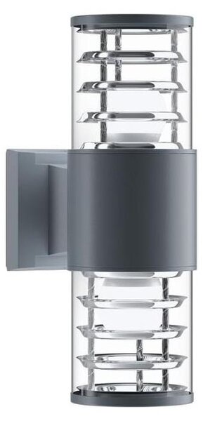 Maytoni O576WL-02GR - Applique da esterno BRONX 2xE27/60W/230V IP54 antracite