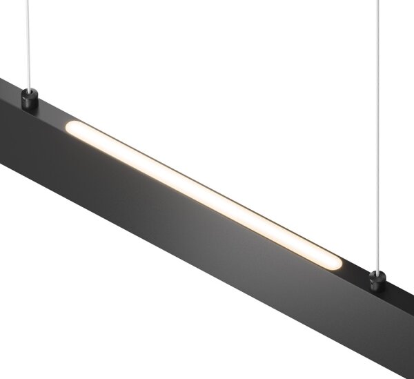 Maytoni P010PL-L30B4K- Lampadario LED a sospensione con filo STEP LED/30W/230V 4000K 118,5 cm nero