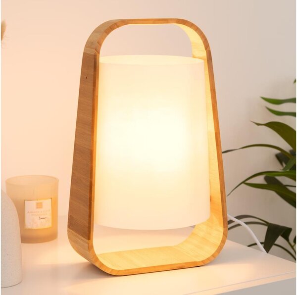 Atmosphera - Lampada da tavolo REX 1xE14/40W/230V bambù