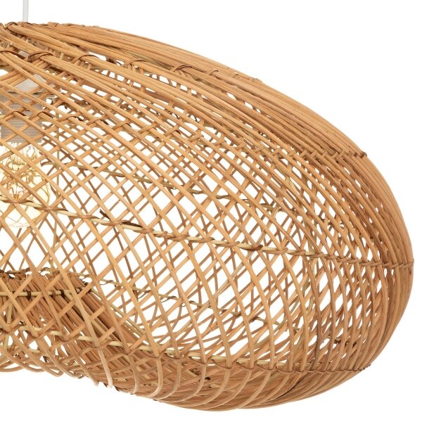 Atmosphera - Lampadario a sospensione con filo JENY 1xE27/40W/230V rattan