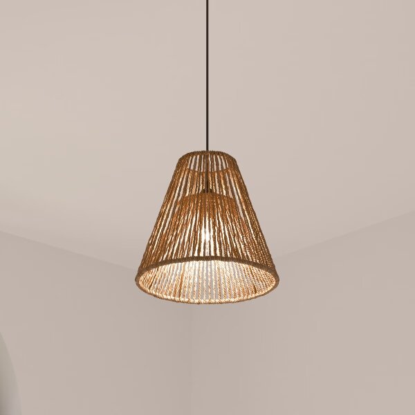 Atmosphera - Lampadario a sospensione con filo GIADA 1xE27/40W/230V iuta