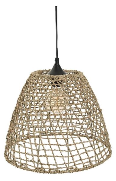 Atmosphera - Lampadario a sospensione con filo JADA 1xE27/40W/230V rattan