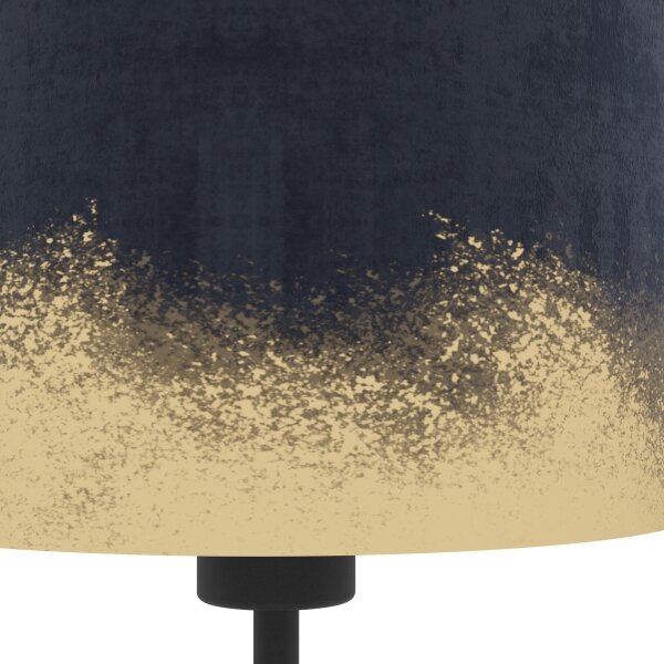 Eglo 39975 - Lampada da tavolo CASUARITA 1xE27/40W/230V blu/oro