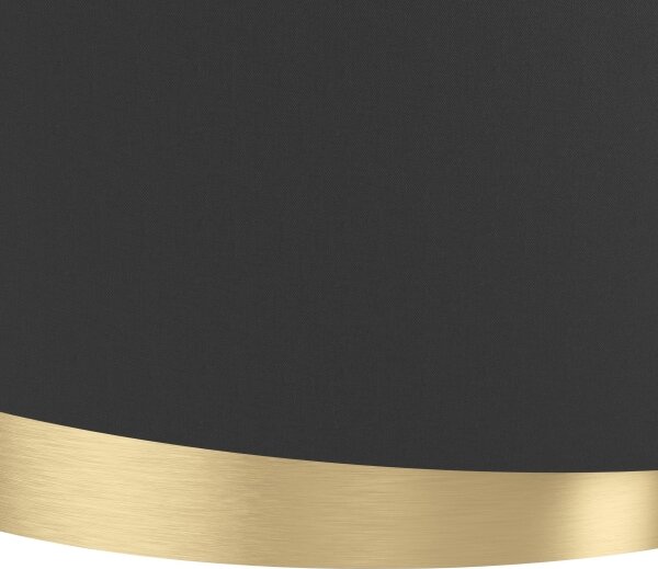 Eglo 39926 - Lampadario a sospensione con filo MANDERLINE 1xE27/40W/230V nero/oro