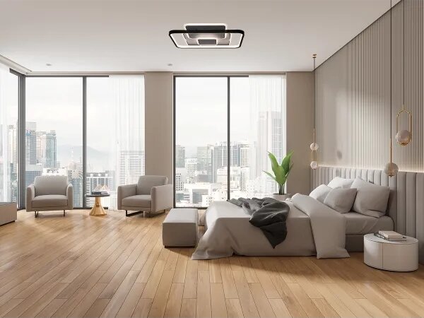 Plafoniera LED dimmerabile LED/110W/230V 3000-6500K bianco + telecomando