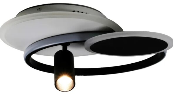 Luce LED dimmerabile LED/65W/230V 3000-6500K bianco/nero + telecomando