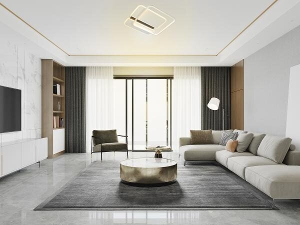Plafoniera LED dimmerabile LED/95W/230V 3000-6500K bianco + telecomando