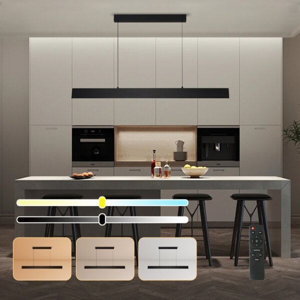 Brilagi - Lampadario a sospensione con filo LED dimmerabile SLIMLINE LED/40W/230V 3000-6000K nero + +TC