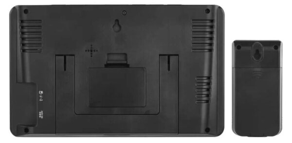 Stazione meteo con display LCD GoSmart 230V/3xAAA Wi-Fi Tuya nero