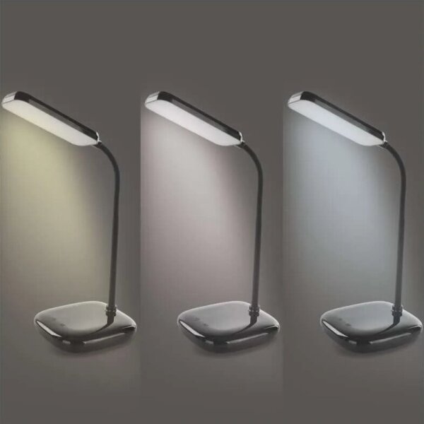 LED Dimmerabile flessibile lampada da tavolo LED/12W/230V 3000K/4000K/6500K nero