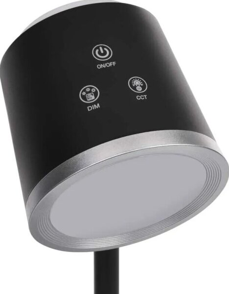 LED Lampada da tavolo ricaricabile dimmerabile 4in1 LED/6W/3,7V 3000K/4000K/6500K nero