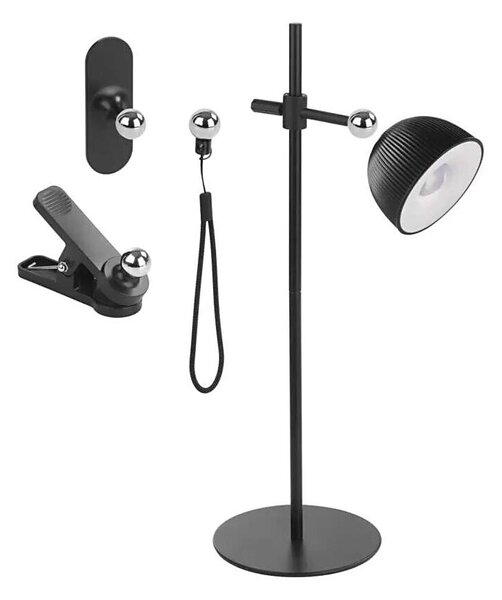 LED Lampada da tavolo ricaricabile dimmerabile magnetico 4in1 LED/4,2W/3,7V 4000K nero