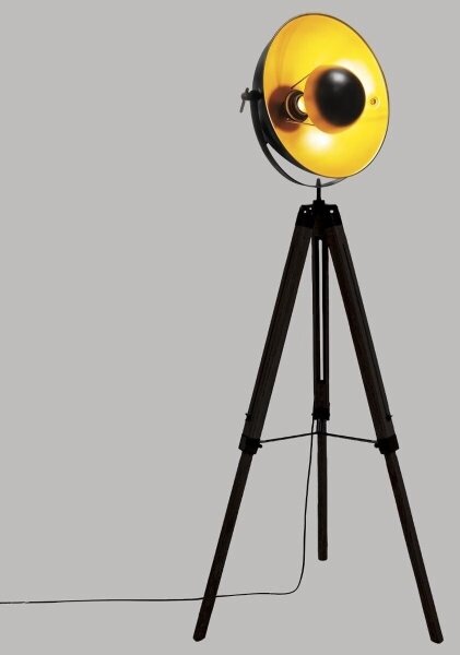Atmosphera - Lampada con piedistallo LAHTI 1xE27/25W/230V paulownia