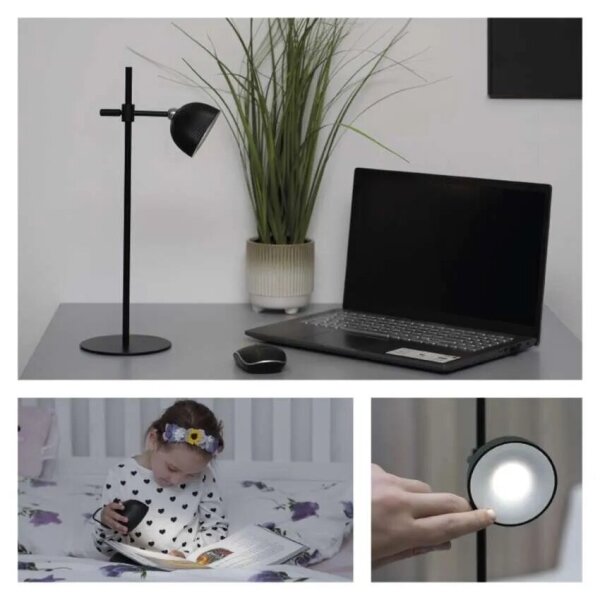 LED Lampada da tavolo ricaricabile dimmerabile magnetico 4in1 LED/4,2W/3,7V 4000K nero