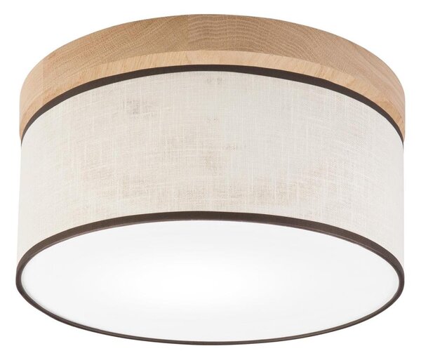Brilagi - LED Plafoniera BELLADONNA 1xE27/15W/230V diametro 30 cm color crema/quercia