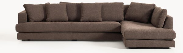 Divano angolare XL in bouclé Tribeca