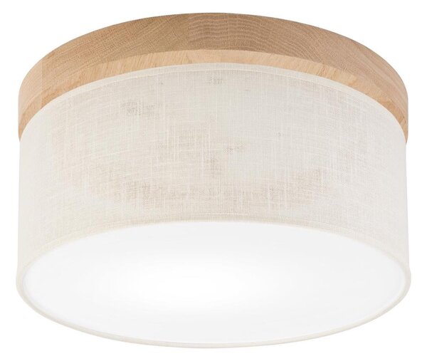 Brilagi - LED Plafoniera BELLADONNA 1xE27/15W/230V diametro 30 cm color crema/quercia