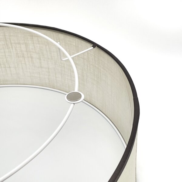 Brilagi - LED Plafoniera BELLADONNA 2xE27/15W/230V diametro 40 cm color crema/quercia