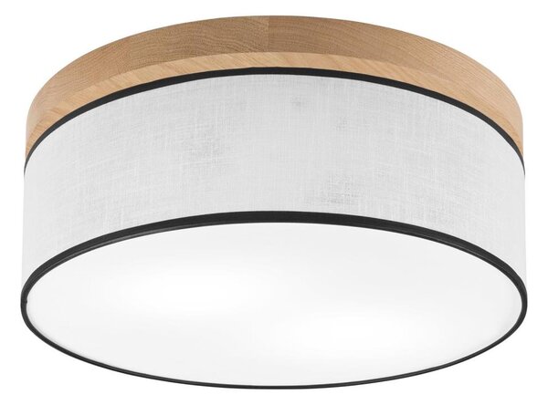 Brilagi - LED Plafoniera BELLADONNA 2xE27/15W/230V diametro 40 cm bianco/quercia