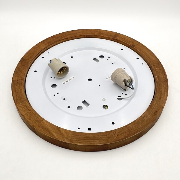 Brilagi - LED Plafoniera BELLADONNA 2xE27/15W/230V diametro 40 cm bianco/quercia ciliegio
