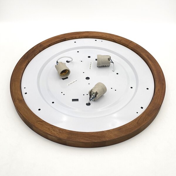 Brilagi - LED Plafoniera BELLADONNA 3xE27/15W/230V diametro 50 cm bianco/quercia ciliegio