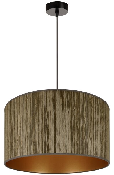 Brilagi - Lampadario a sospensione con filo BOSTON ROLLER 1xE27/15W/230V diametro 45 cm marrone/oro