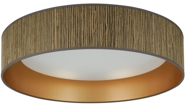 Brilagi - Lampada dimmerabile a LED VEGAS SHINE LED/24W/230V marrone/oro + telecomando