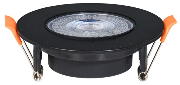 Ecolite LED-YL201/7W/CCT/CR - Lampada LED da incasso ZITA LED/3/5/7W/230V nero