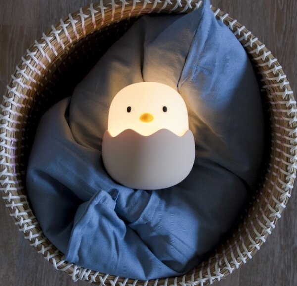 MegaLight - Lampada LED RGB dimmerabile ricaricabile per bambini EGGY EGG LED/5V