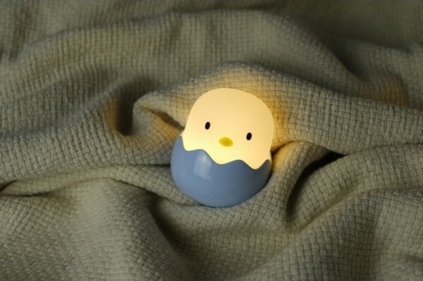 MegaLight - Lampada LED RGB dimmerabile ricaricabile per bambini EGGY EGG LED/5V