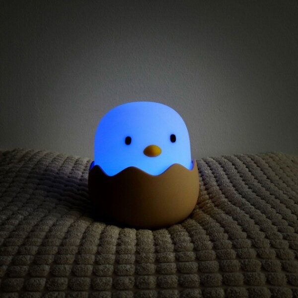 MegaLight - Lampada LED RGB dimmerabile ricaricabile per bambini EGGY EGG LED/5V