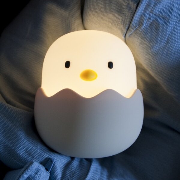 MegaLight - Lampada LED RGB dimmerabile ricaricabile per bambini EGGY EGG LED/5V