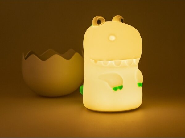 MegaLight - Lampada touch per bambini a LED RGB dimmerabile e ricaricabile DIGGY DINO LED/5V